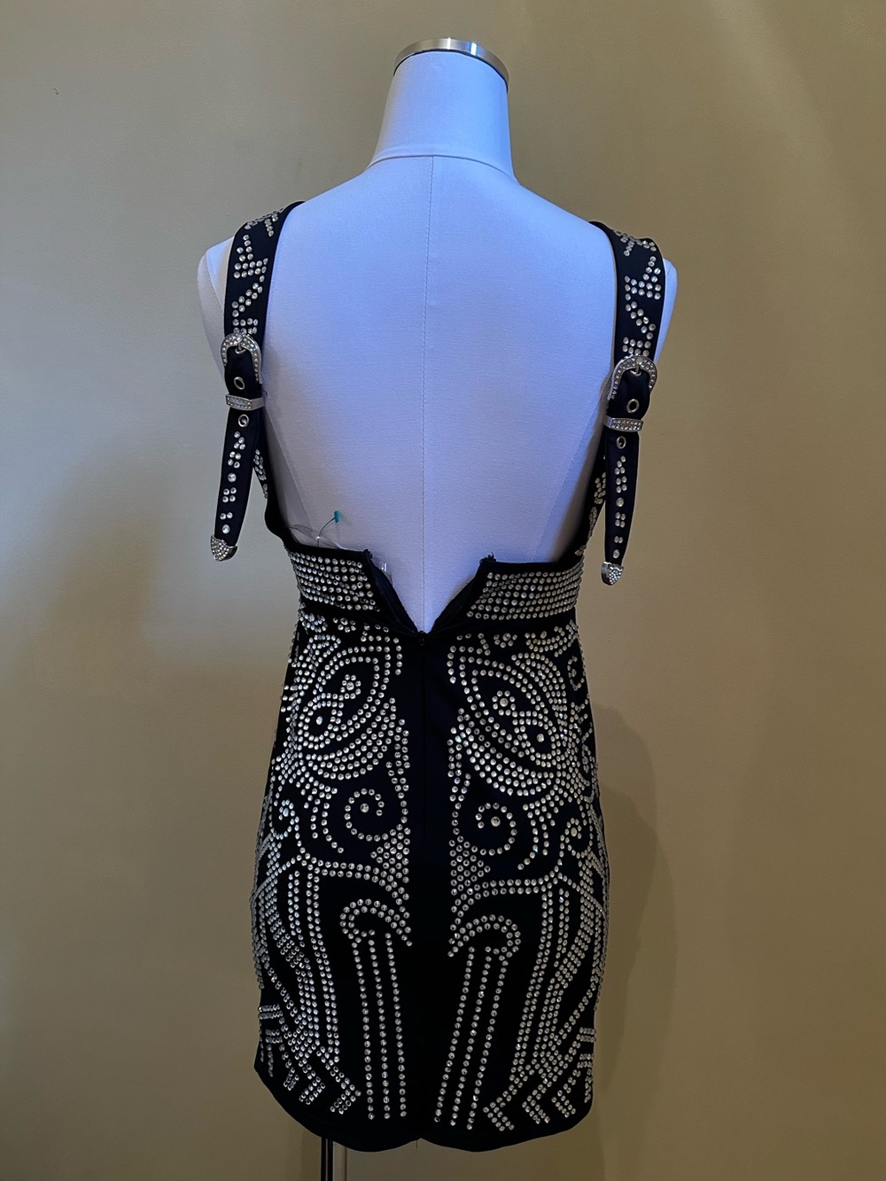 Akira Bodycon Dress Small Rhinestone - Picture 3 of 3